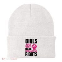 Girl Just Want To Have Fundamental Rights Protest Beanie thumb 0