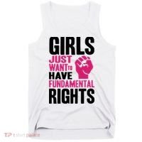 Girl Just Want To Have Fundamental Rights Protest Tank Top thumb 0