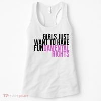Girls Just Wanna Have Fundamental Rights Feminist Women's Tank Top thumb 0