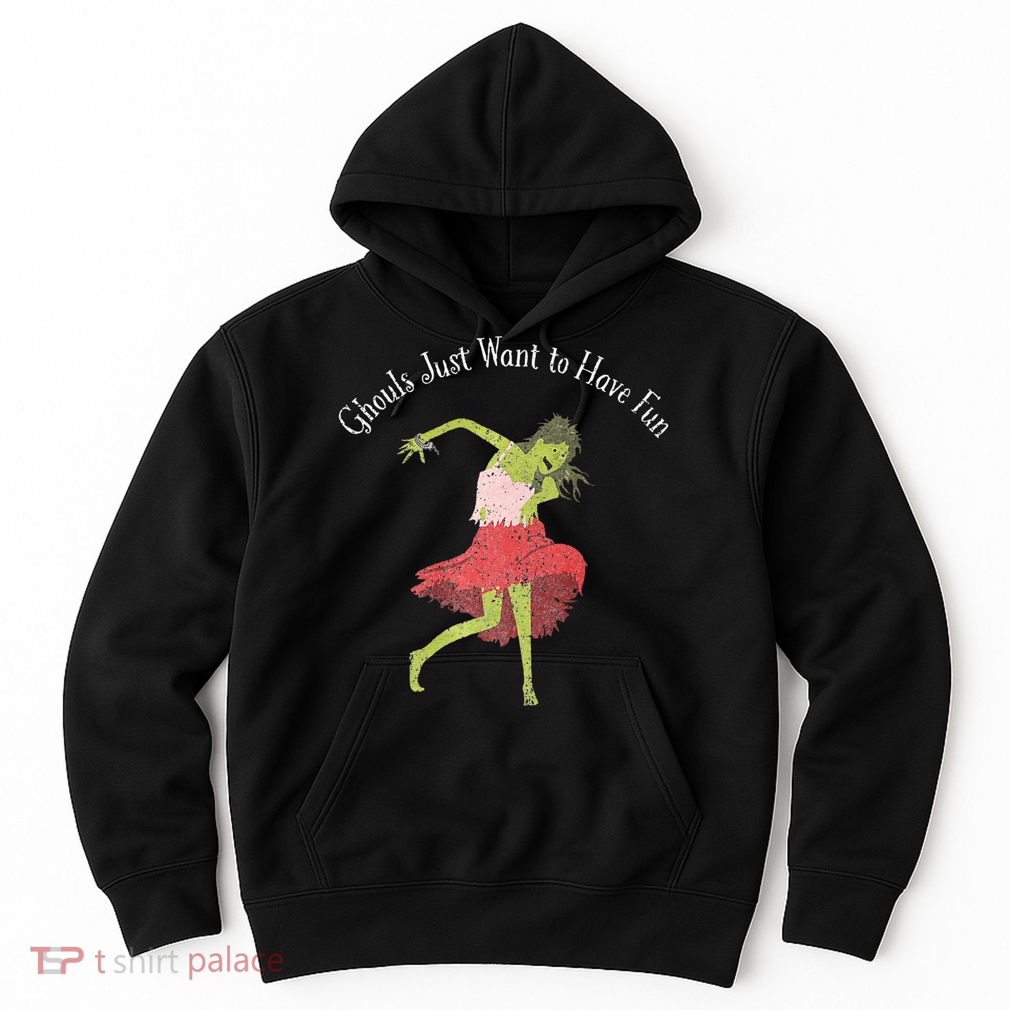 Ghouls Just Want to Have Fun 80's zombie dancing Hoodie