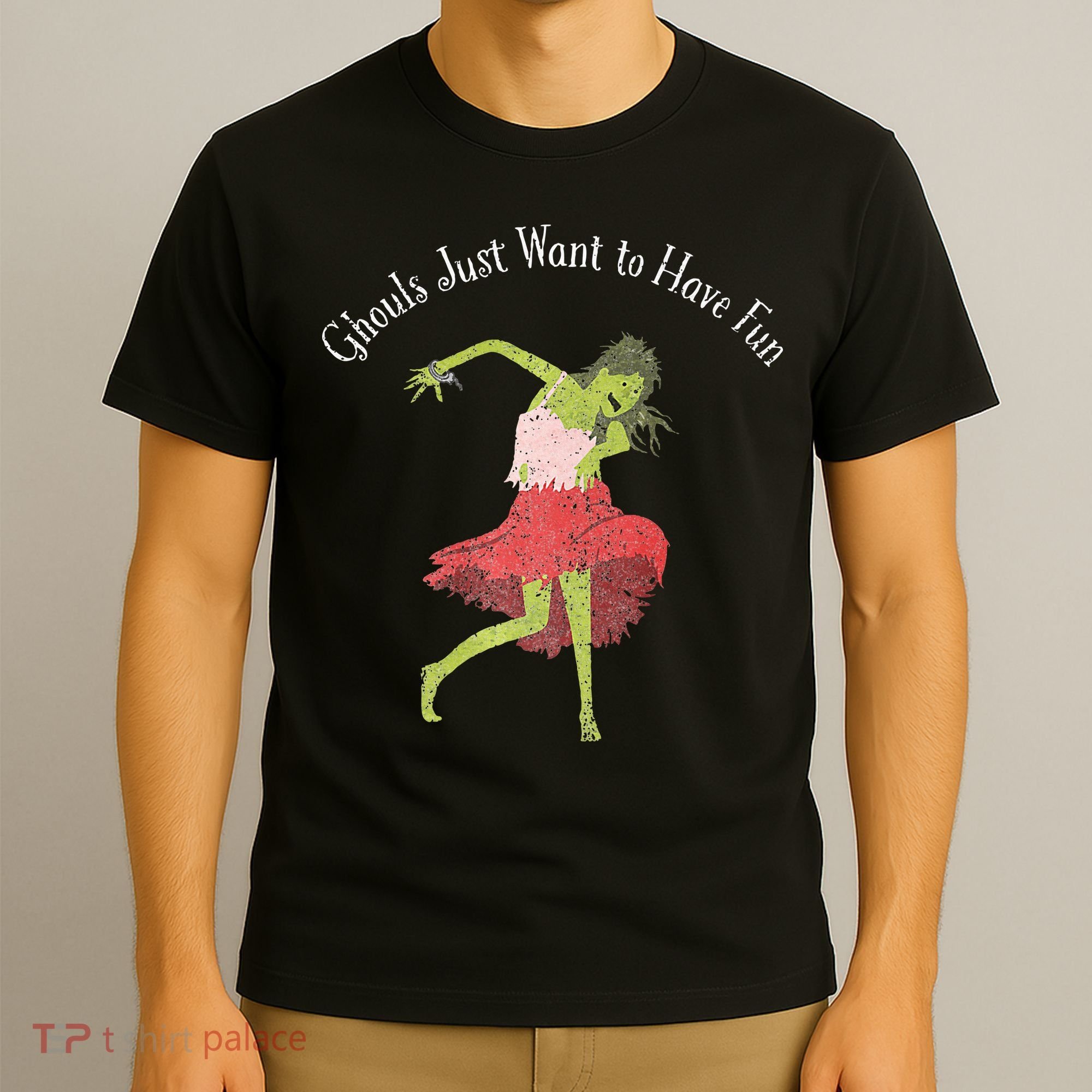 Ghouls Just Want to Have Fun 80's zombie dancing T-Shirt