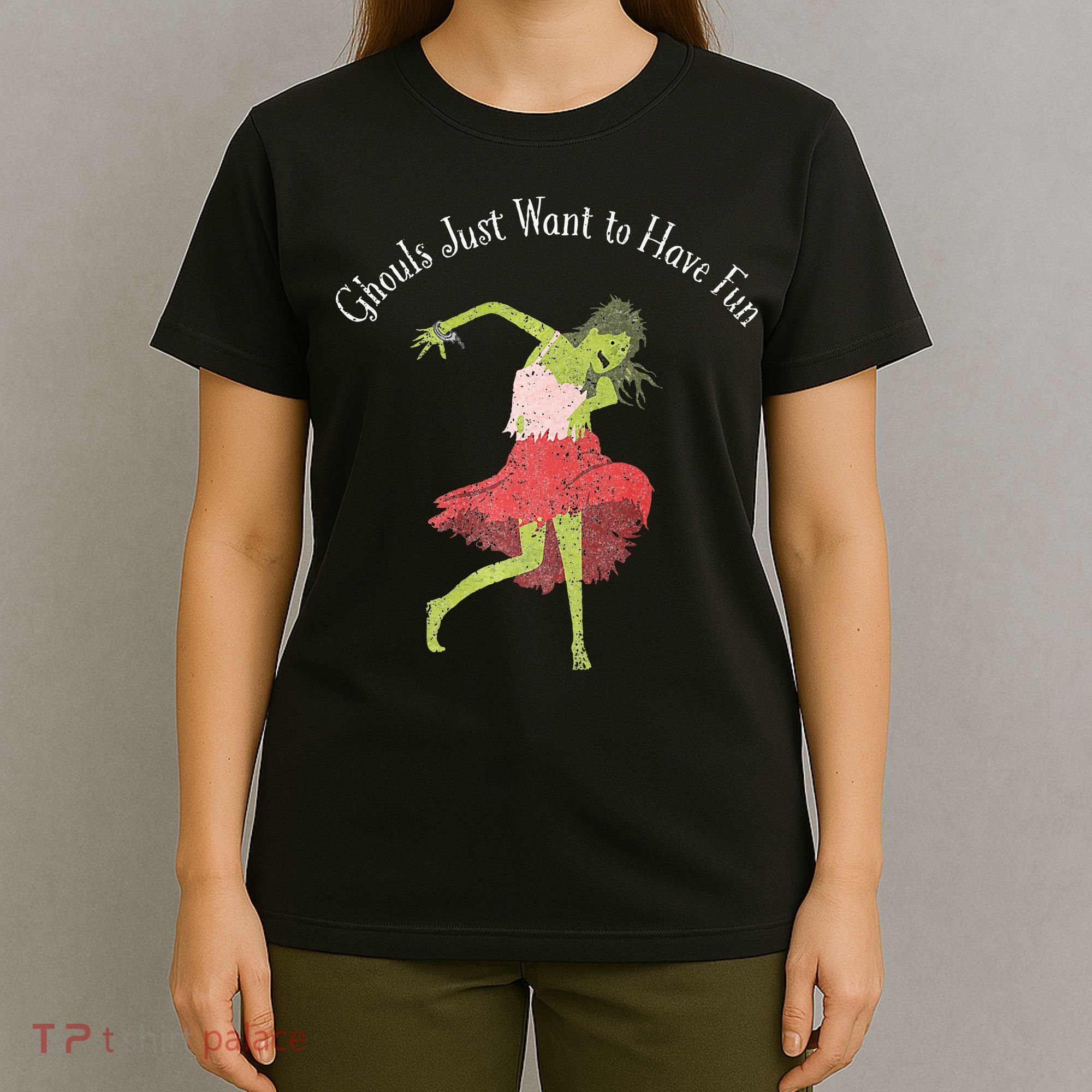 Ghouls Just Want to Have Fun 80's zombie dancing T-Shirt