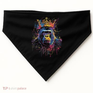 Gorilla King Alpha Silverback USA-Made Doggie Bandana