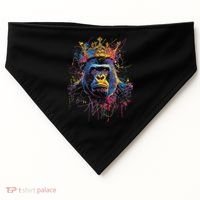 Gorilla King Alpha Silverback USA-Made Doggie Bandana thumb 0