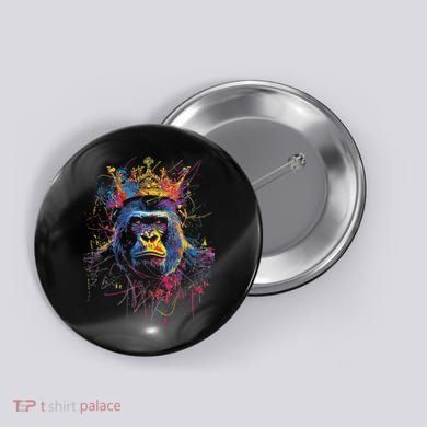 Gorilla King Alpha Silverback Button