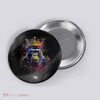 Gorilla King Alpha Silverback Button thumb 0