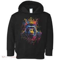 Gorilla King Alpha Silverback Toddler Hoodie thumb 0