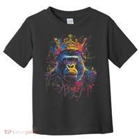Gorilla King Alpha Silverback Toddler T-Shirt thumb 0