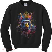 Gorilla King Alpha Silverback Kids Sweatshirt thumb 0
