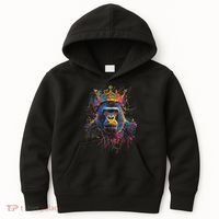Gorilla King Alpha Silverback Kids Hoodie thumb 0