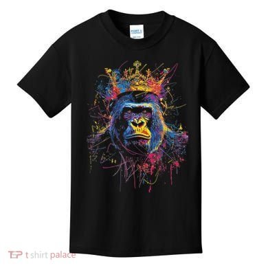 Gorilla King Alpha Silverback Kids T-Shirt