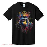 Gorilla King Alpha Silverback Kids T-Shirt thumb 0