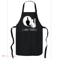 Grumpy Kitten Cats I Dont Like People Cat Apron thumb 0