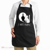 Grumpy Kitten Cats I Dont Like People Cat Apron thumb 2