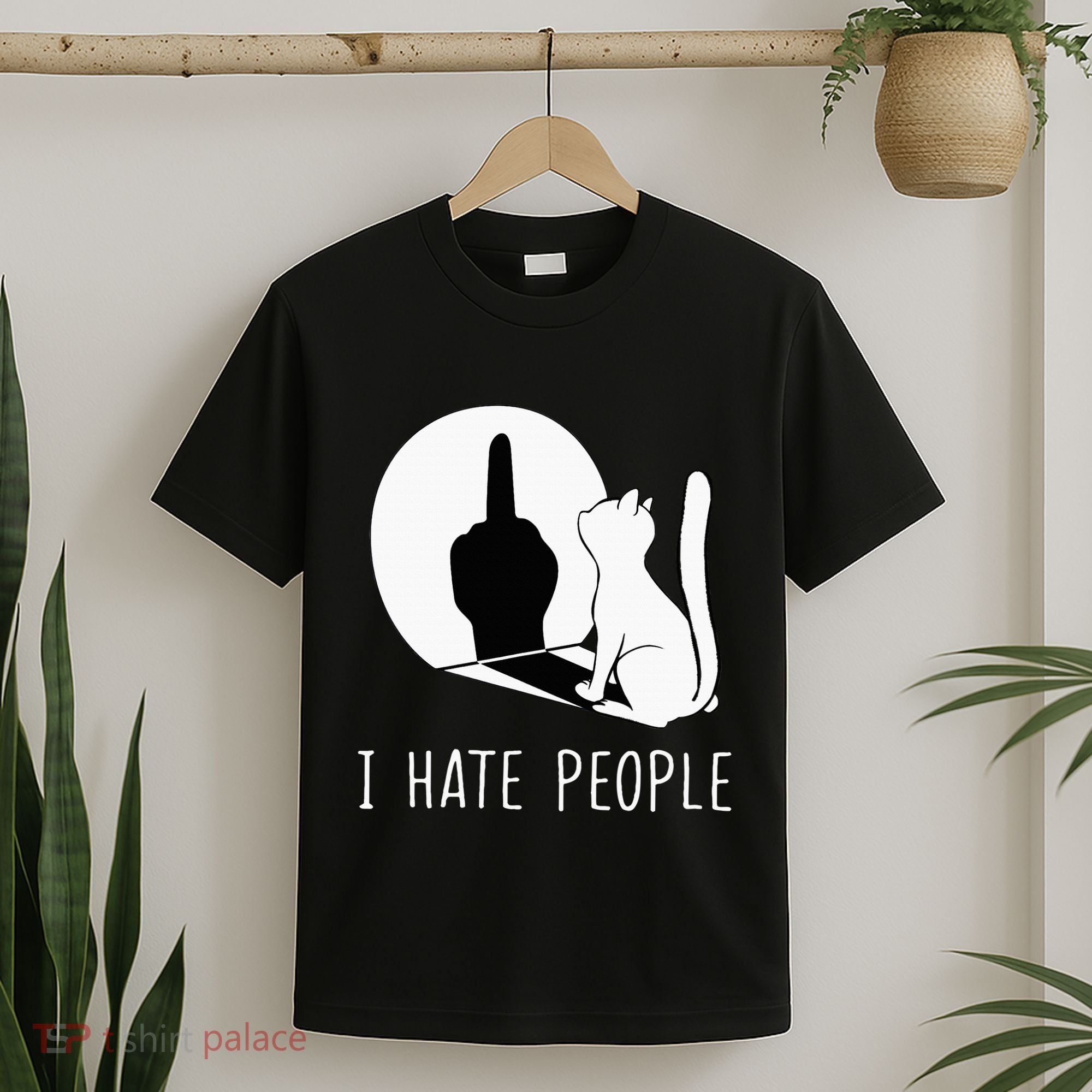 Grumpy Kitten Cats I Dont Like People Cat T-Shirt