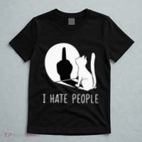 Grumpy Kitten Cats I Dont Like People Cat T-Shirt thumb 5