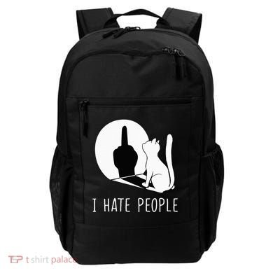 Grumpy Kitten Cats I Dont Like People Cat Backpack