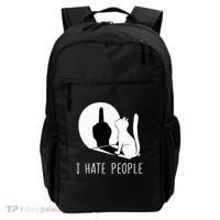 Grumpy Kitten Cats I Dont Like People Cat Backpack thumb 0