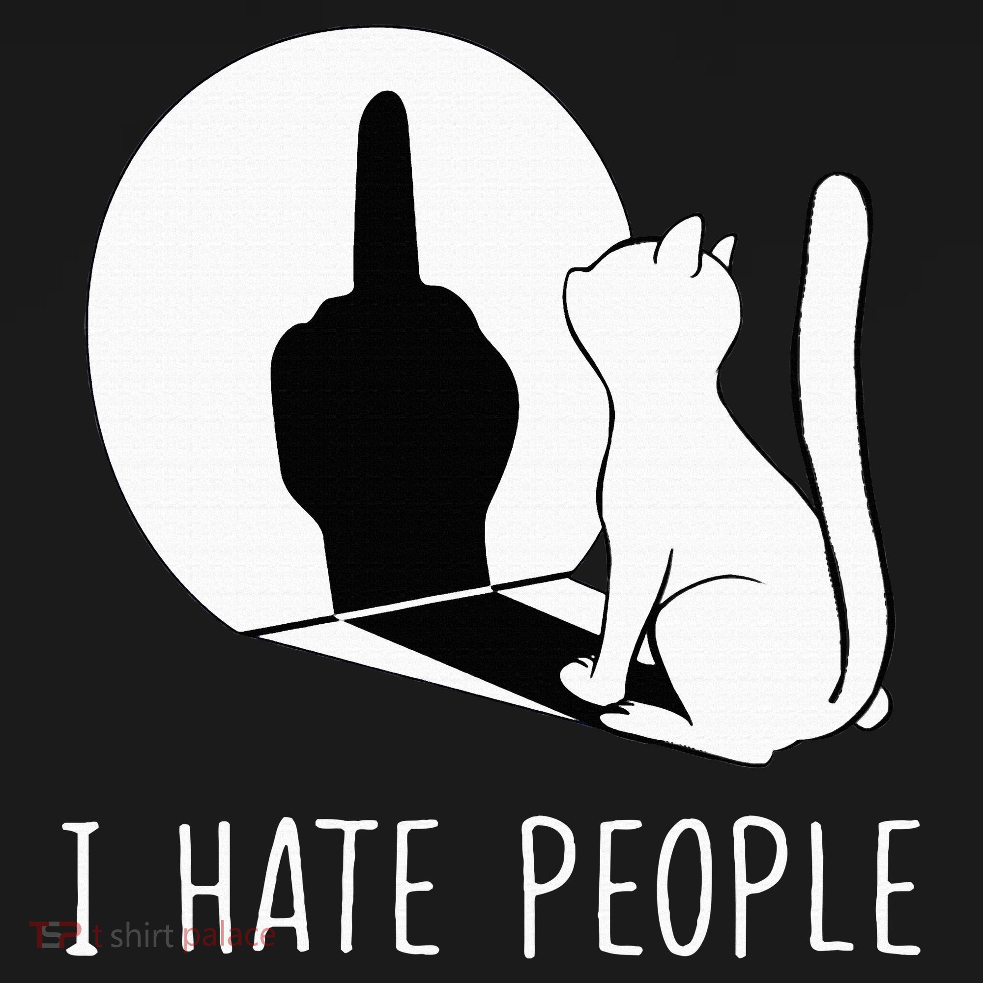 Grumpy Kitten Cats I Dont Like People Cat Polo