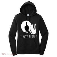 Grumpy Kitten Cats I Dont Like People Cat Women's Hoodie thumb 0