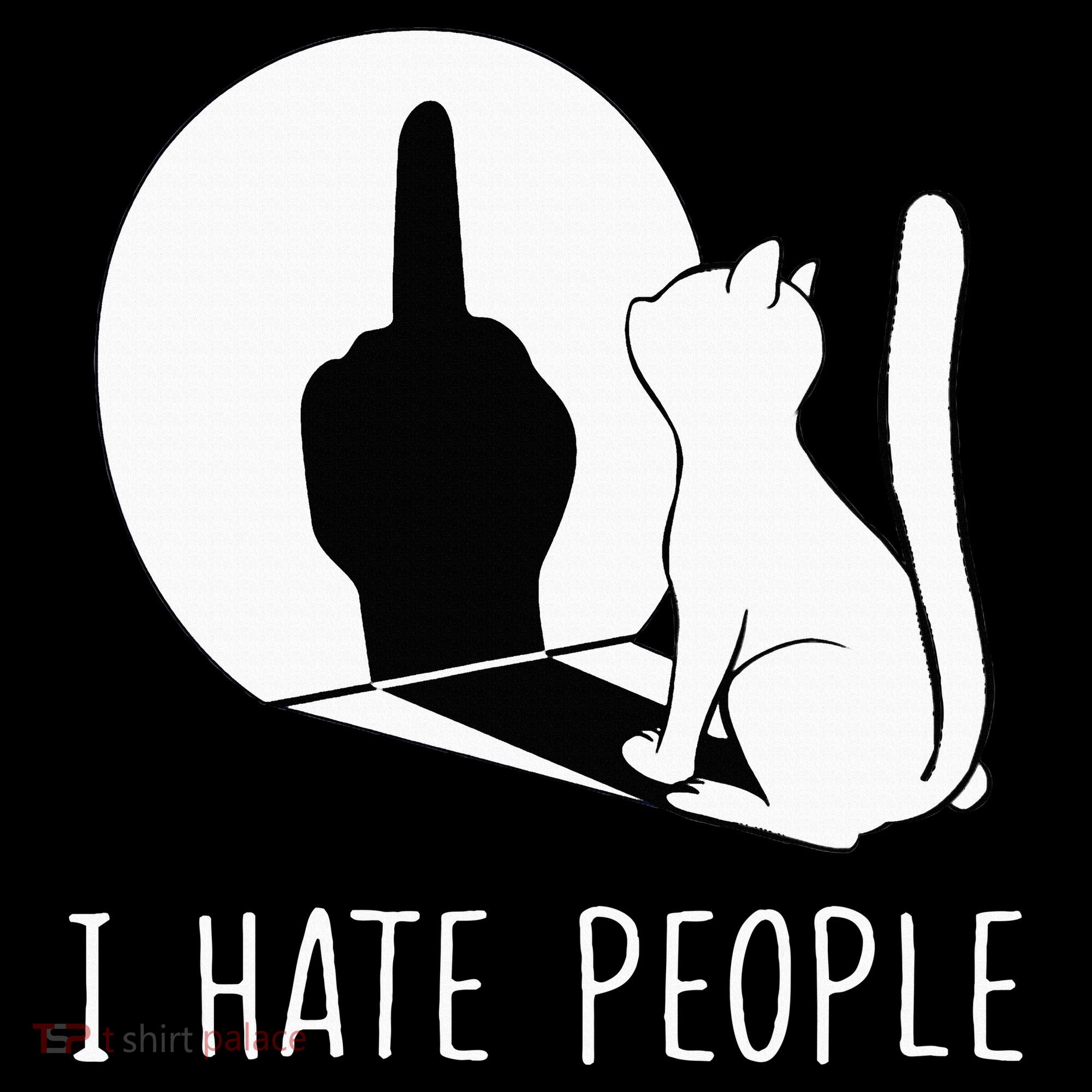 Grumpy Kitten Cats I Dont Like People Cat Ornament