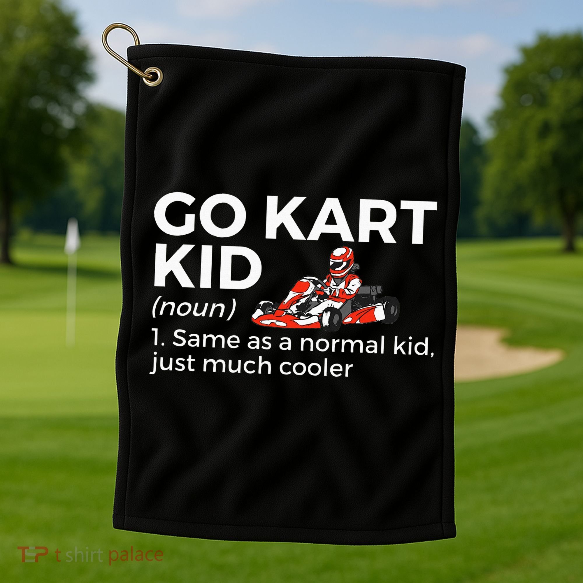 Go Kart Definition Go Kart Racing Golf Towel