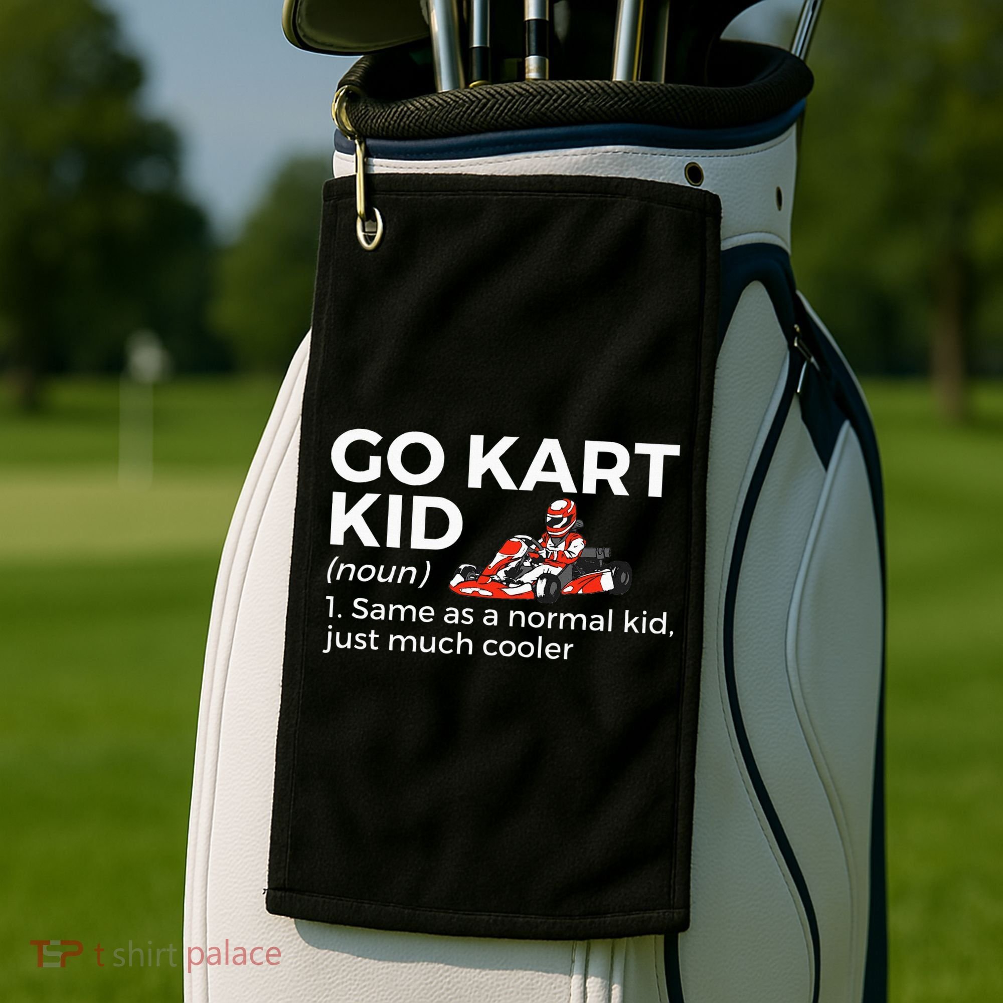 Go Kart Definition Go Kart Racing Golf Towel