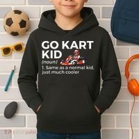 Go Kart Definition Go Kart Racing Kids Hoodie thumb 2