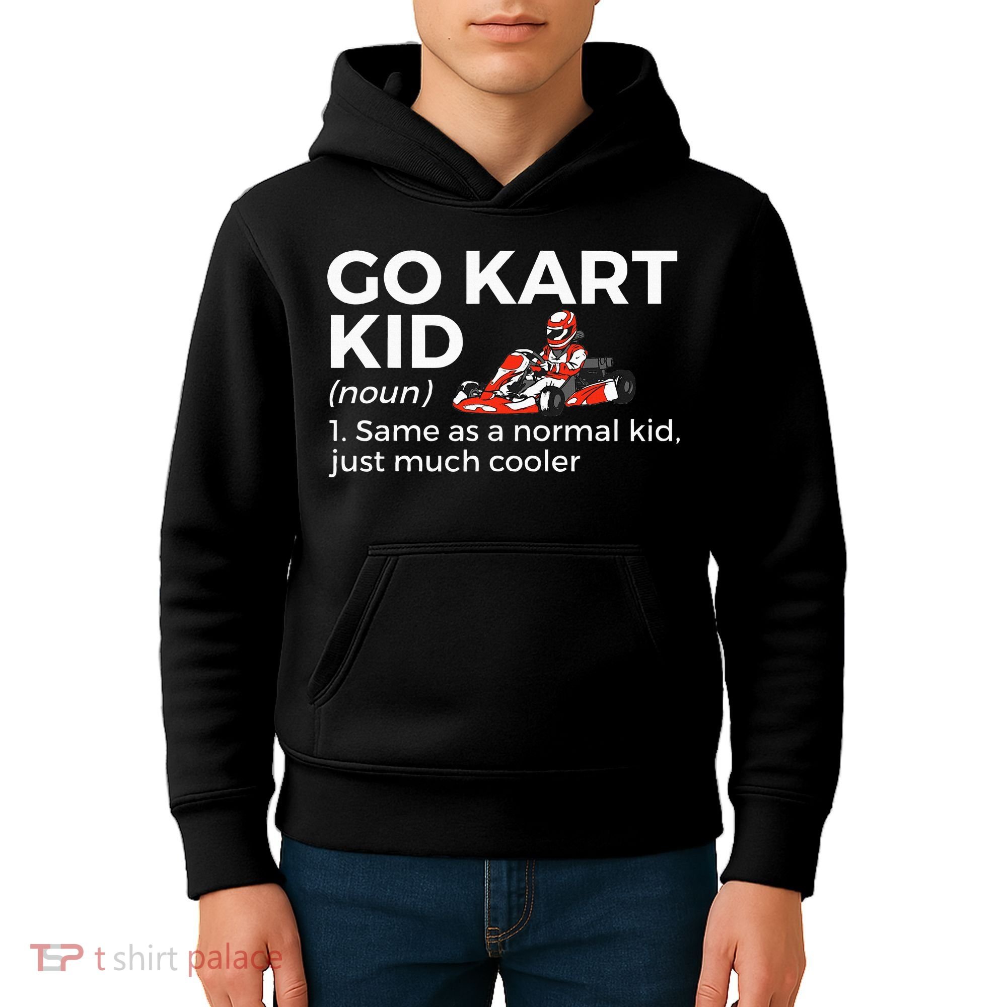 Go Kart Definition Go Kart Racing Kids Hoodie