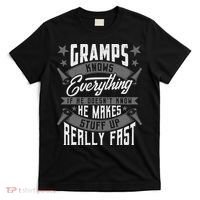 Gramps Knows Everything Funny Gramps Fathers Day Gifts T-Shirt thumb 0