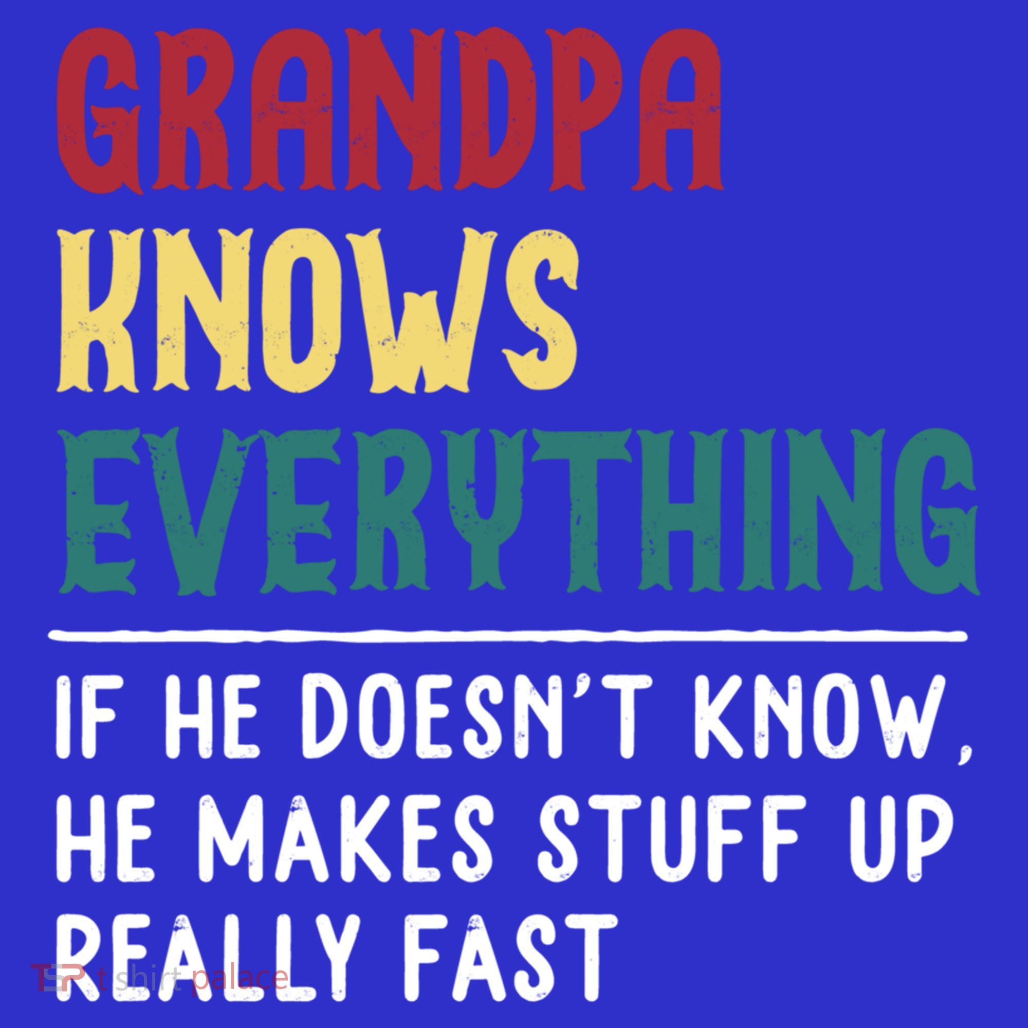 Grandpa Know Everything Father's Day Gift For Funny Grandpa Cool Gift Visor