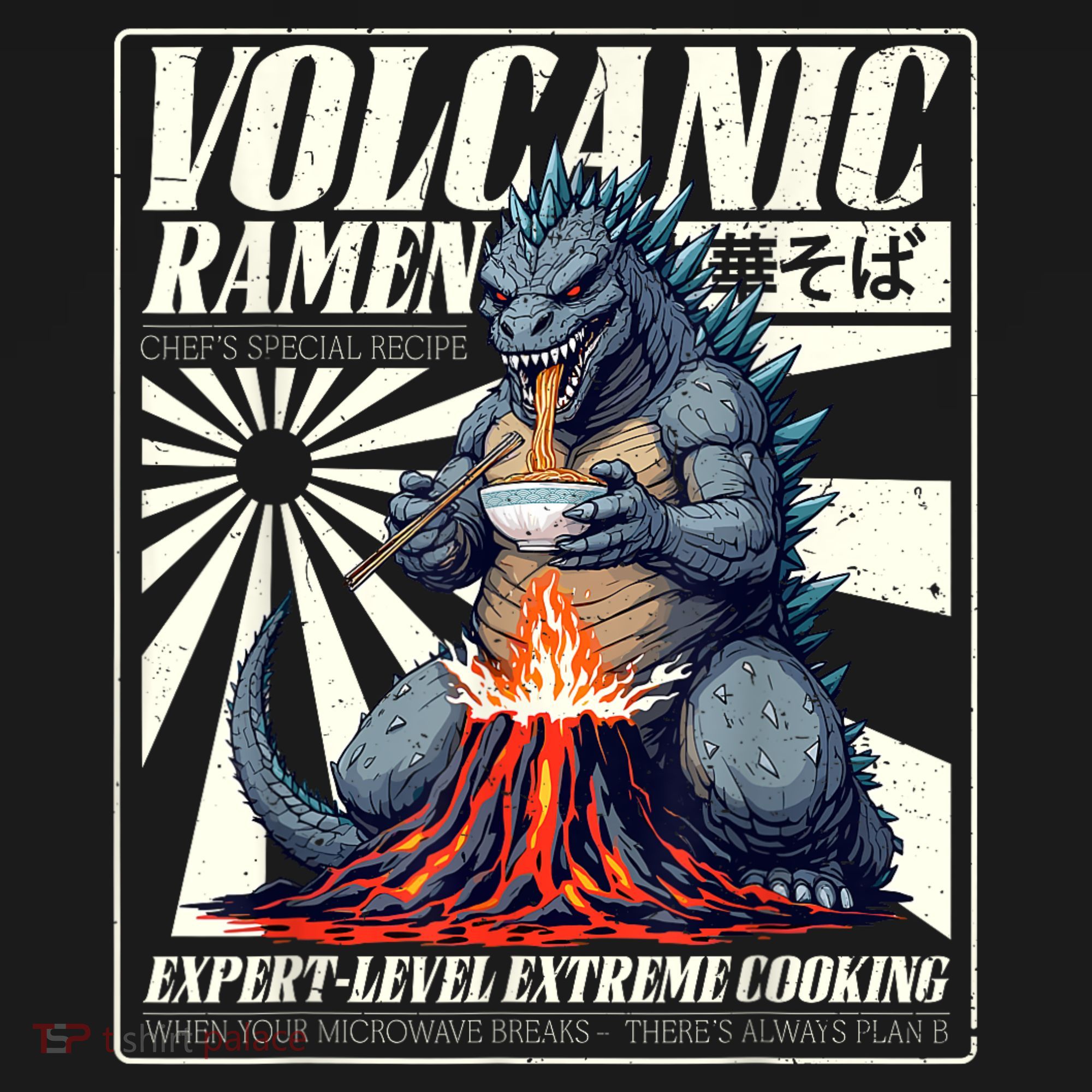 Giant Kaiju Eating Japanese Ramen Monster Lover Birthday Women's Tank Top