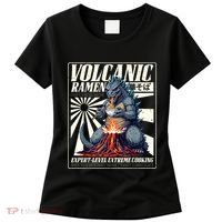 Giant Kaiju Eating Japanese Ramen Monster Lover Birthday Women's T-Shirt thumb 0