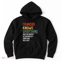 Grandad Knows Everything Father's Day Grandad Hoodie thumb 0