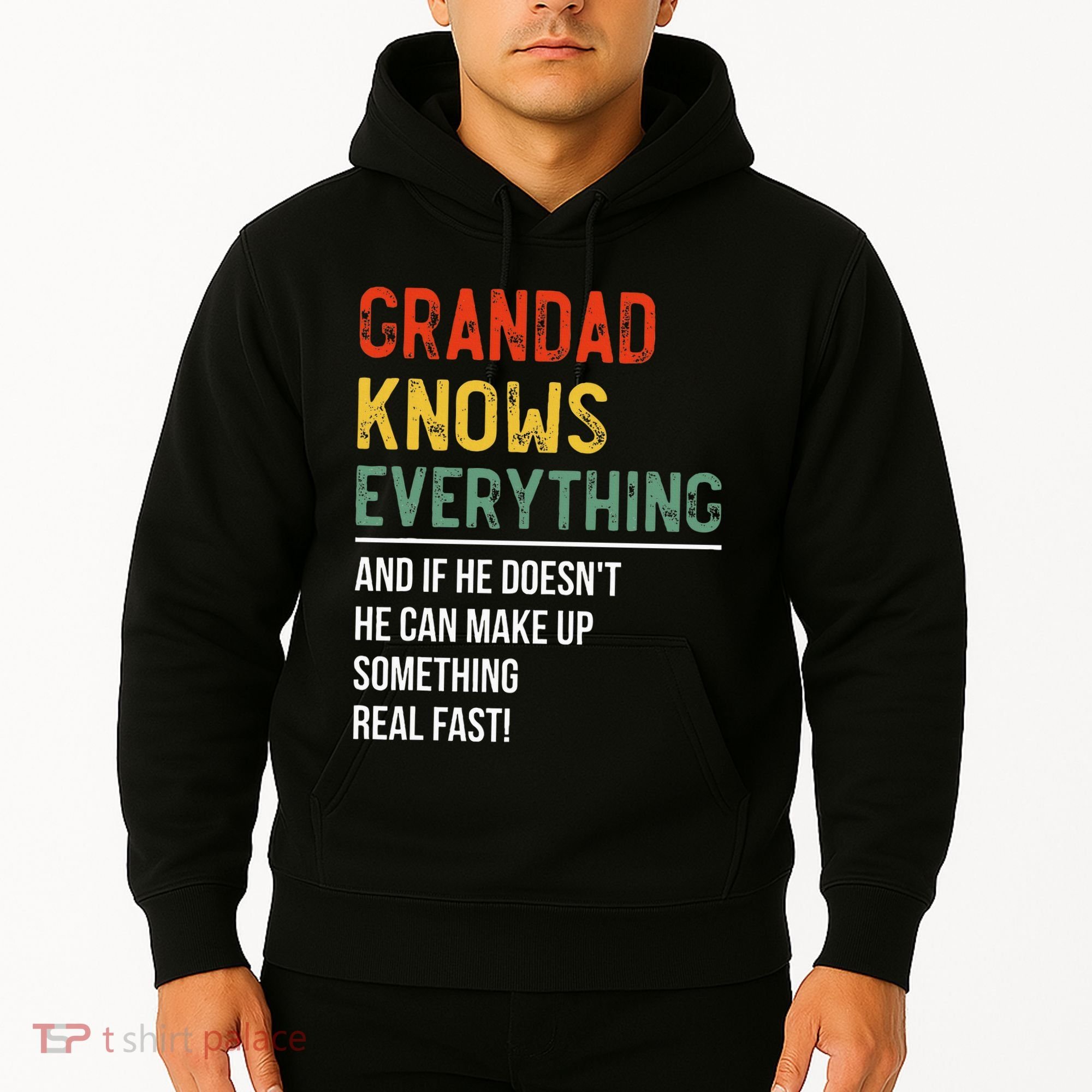Grandad Knows Everything Father's Day Grandad Hoodie