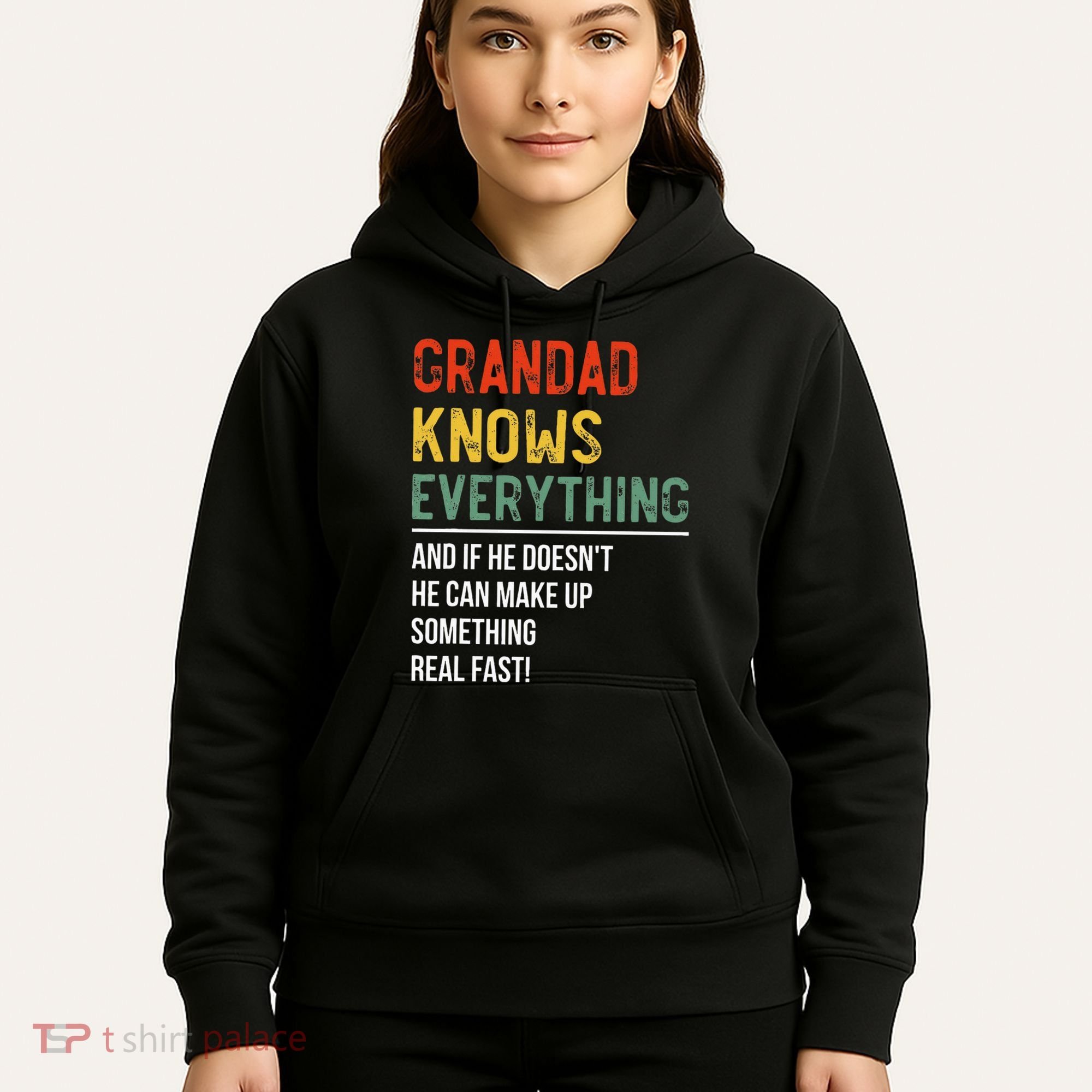 Grandad Knows Everything Father's Day Grandad Hoodie
