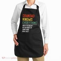 Grandad Knows Everything Father's Day Grandad Apron thumb 2