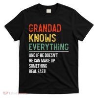 Grandad Knows Everything Father's Day Grandad T-Shirt thumb 0
