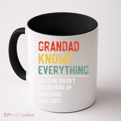 Grandad Knows Everything Father's Day Grandad Coffee Mug