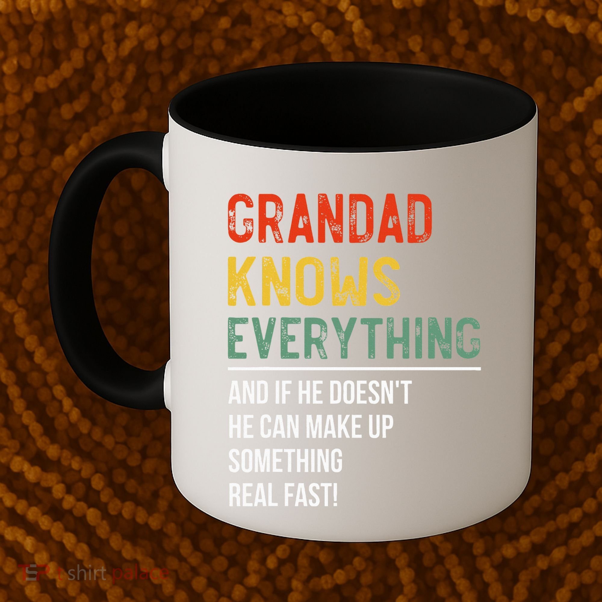 Grandad Knows Everything Father's Day Grandad Coffee Mug
