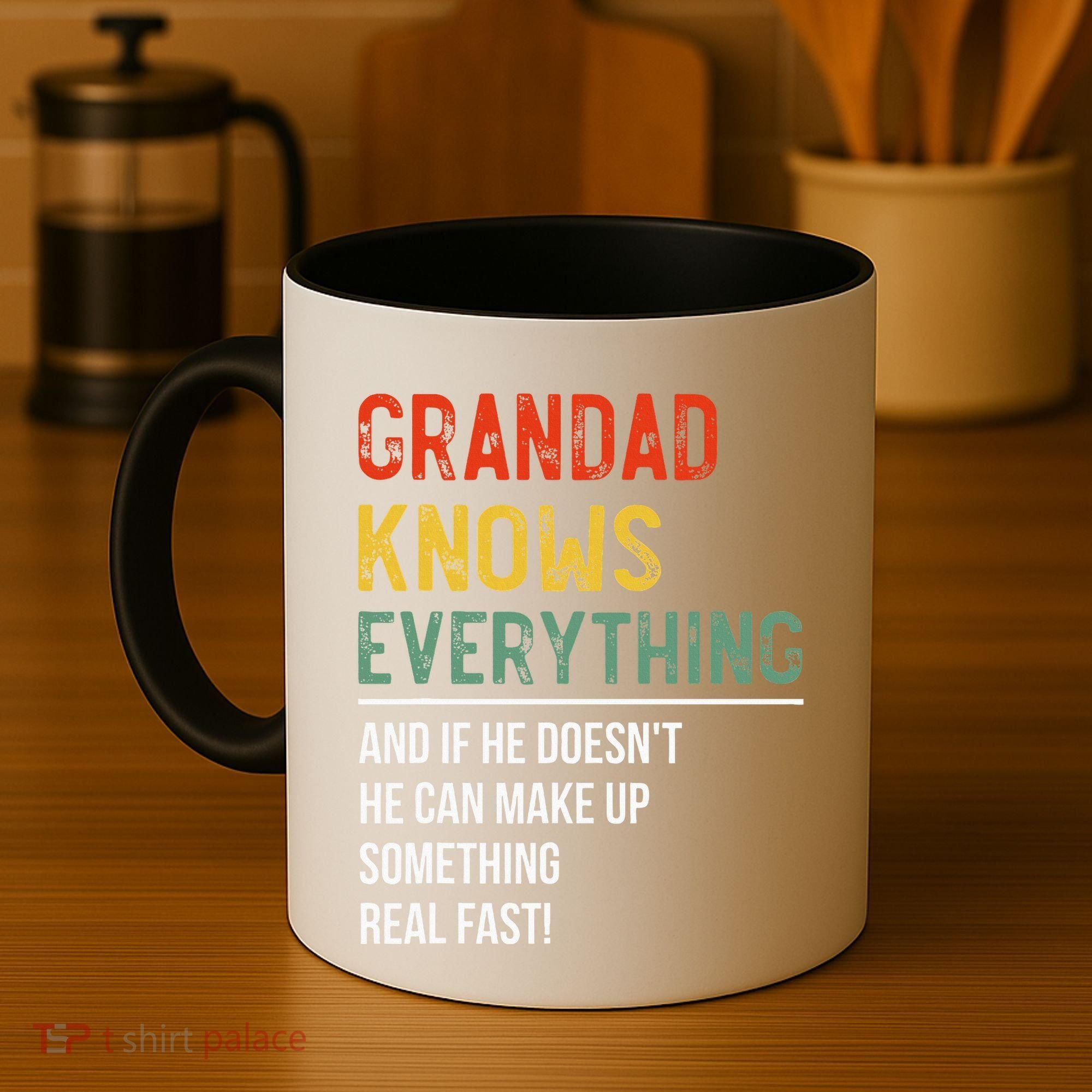 Grandad Knows Everything Father's Day Grandad Coffee Mug