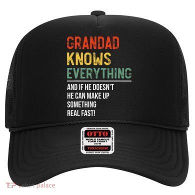 Grandad Knows Everything Father's Day Grandad Hat