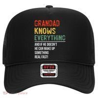 Grandad Knows Everything Father's Day Grandad Hat thumb 0