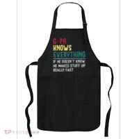 Gpa Know Everything Funny Fathers Day Gift For Grandfather Apron thumb 0