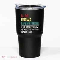 Gpa Know Everything Funny Fathers Day Gift For Grandfather Tumbler thumb 0