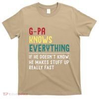 Gpa Know Everything Funny Fathers Day Gift For Grandfather T-Shirt thumb 0