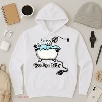 Goodbye Kitty Funny Bathtub Toaster Plug Bath Meme Hoodie thumb 3