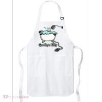 Goodbye Kitty Funny Bathtub Toaster Plug Bath Meme Apron thumb 0