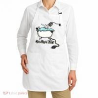 Goodbye Kitty Funny Bathtub Toaster Plug Bath Meme Apron thumb 2
