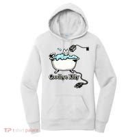 Goodbye Kitty Funny Bathtub Toaster Plug Bath Meme Women's Hoodie thumb 0